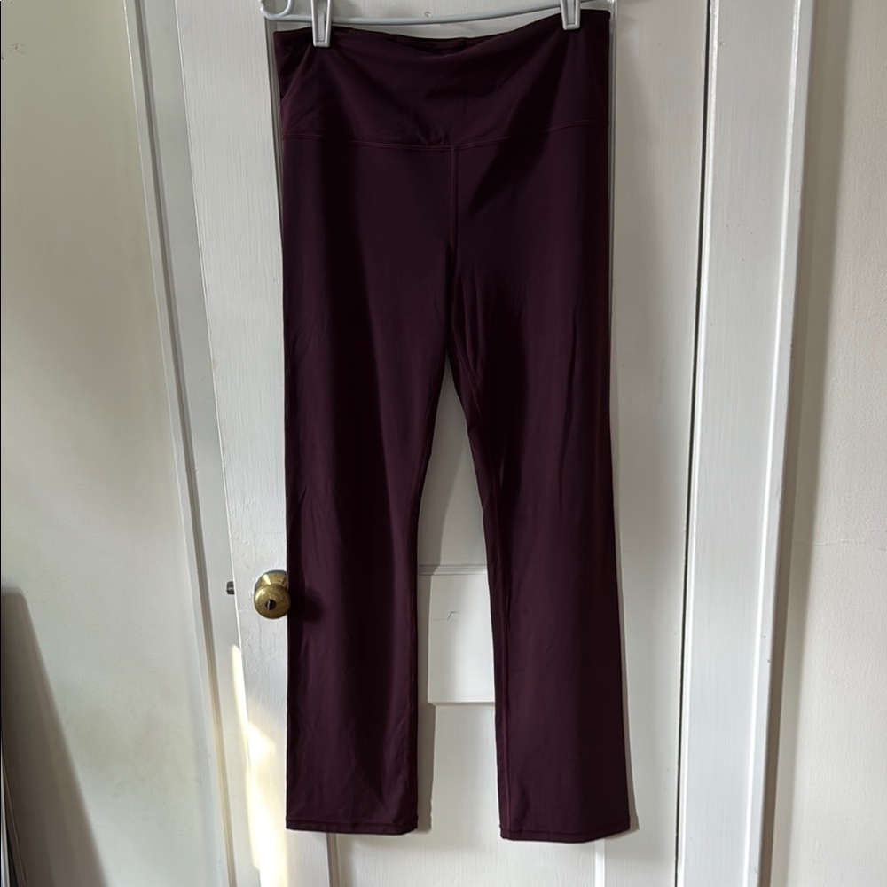 Athleta Burgundy Straight Leg Pants